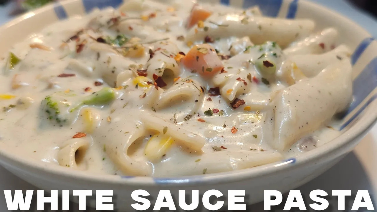 White Sauce Pasta | Easy Creamy White Sauce Pasta Recipe | Cook with Judy and Flo