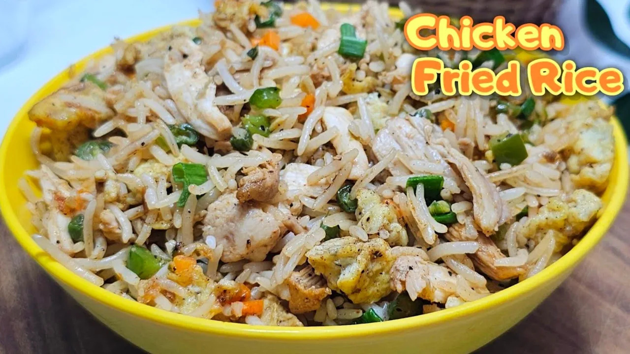 Chicken Fried Rice | Easy Indo-Chinese Fried Rice Recipe | Cook with Judy and Flo