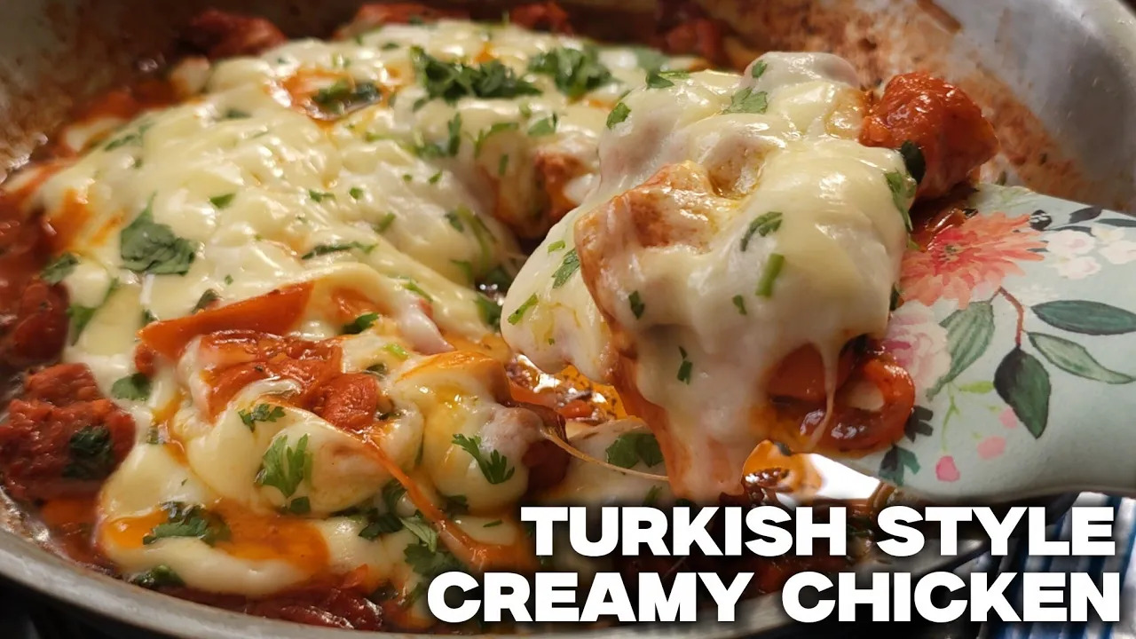 Turkish Style Creamy Chicken | Turkish Style Chicken in 15 Mins | Cook with Judy and Flo