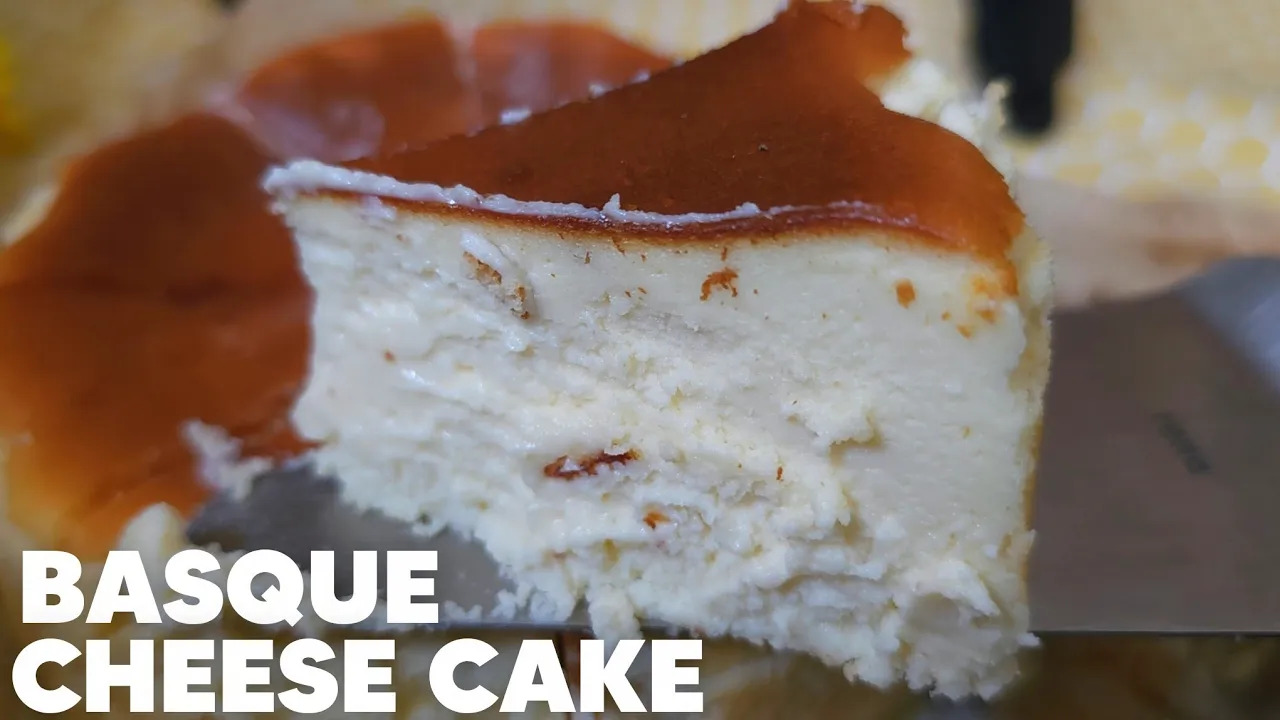 Basque Cheesecake Recipe | Creamy Burnt Cheesecake at Home