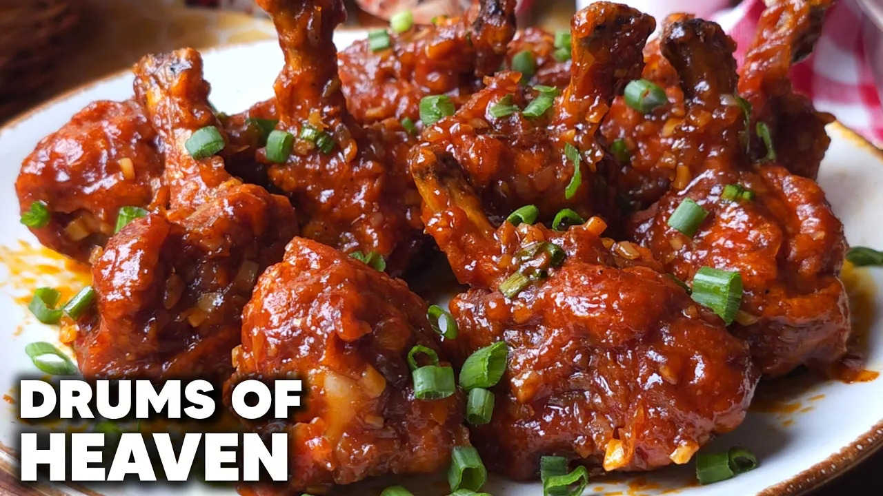 Restaurant Style Drums of Heaven Recipe | Crispy & Spicy Indo-Chinese Chicken