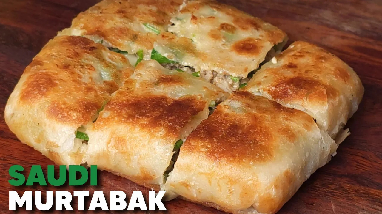 Saudi Murtabak Recipe | Cheesy Mutabbaq Recipe | Famous Saudi Arabian Style Paratha