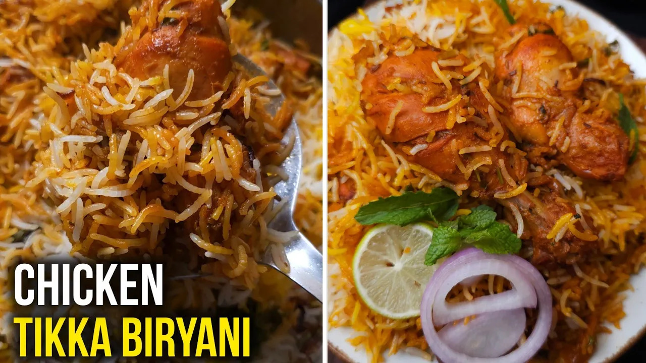 Restaurant Style Chicken Tikka Biryani | Chicken Tikka Biryani Recipe