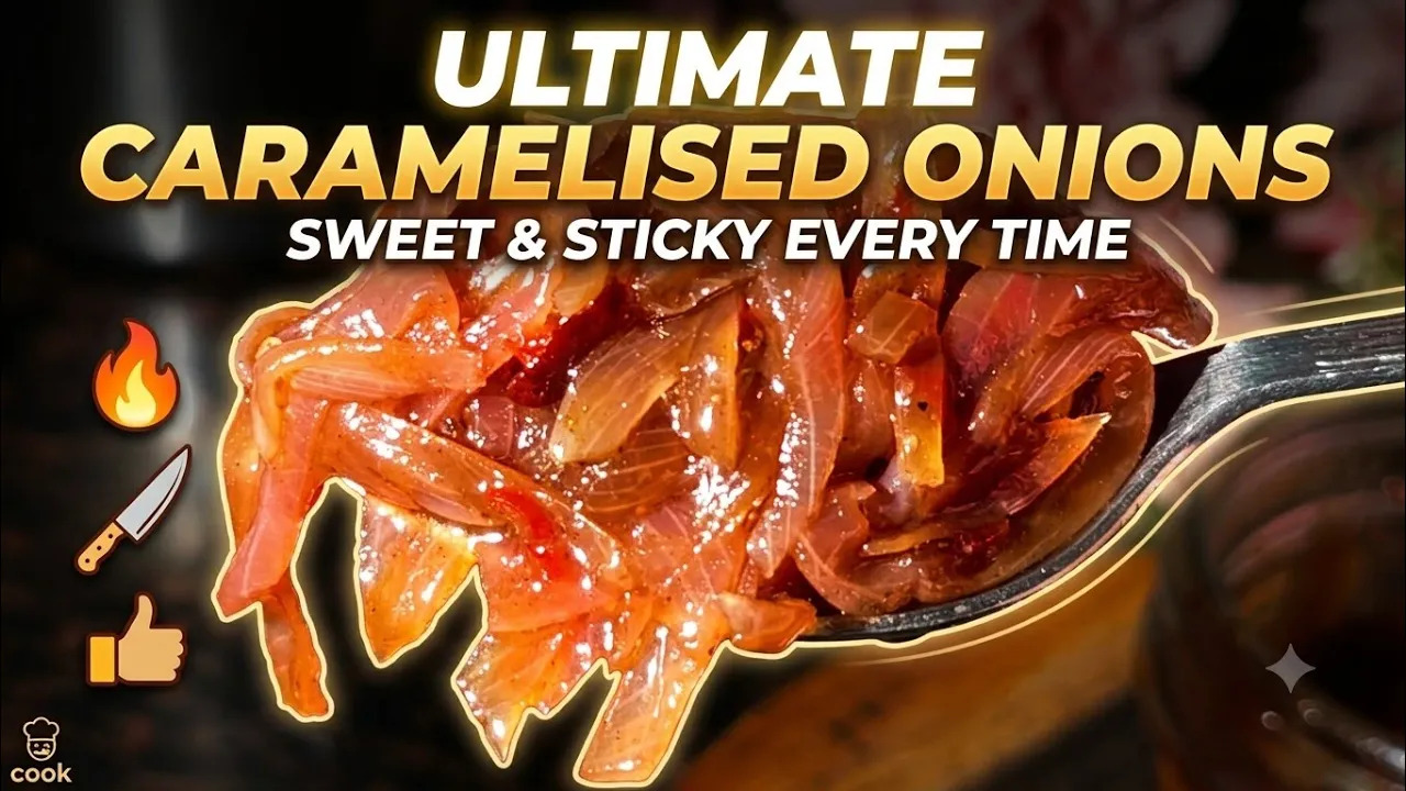 Homemade Caramelised Onions | Best Burger & Sandwich Topping