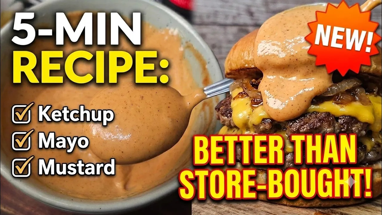 Easy Burger Sauce Recipe | Perfect for Burgers, Fries & Sandwiches